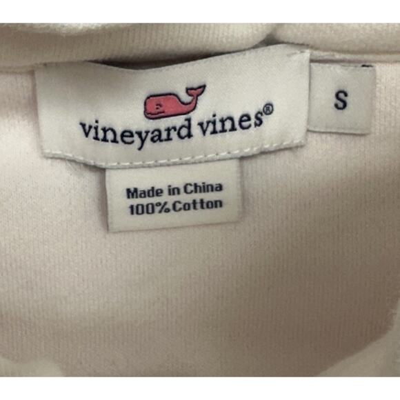 Vineyard Vines Womens Small Island Embroidered Multi Colored Quarter Zip Shep - Picture 3 of 7